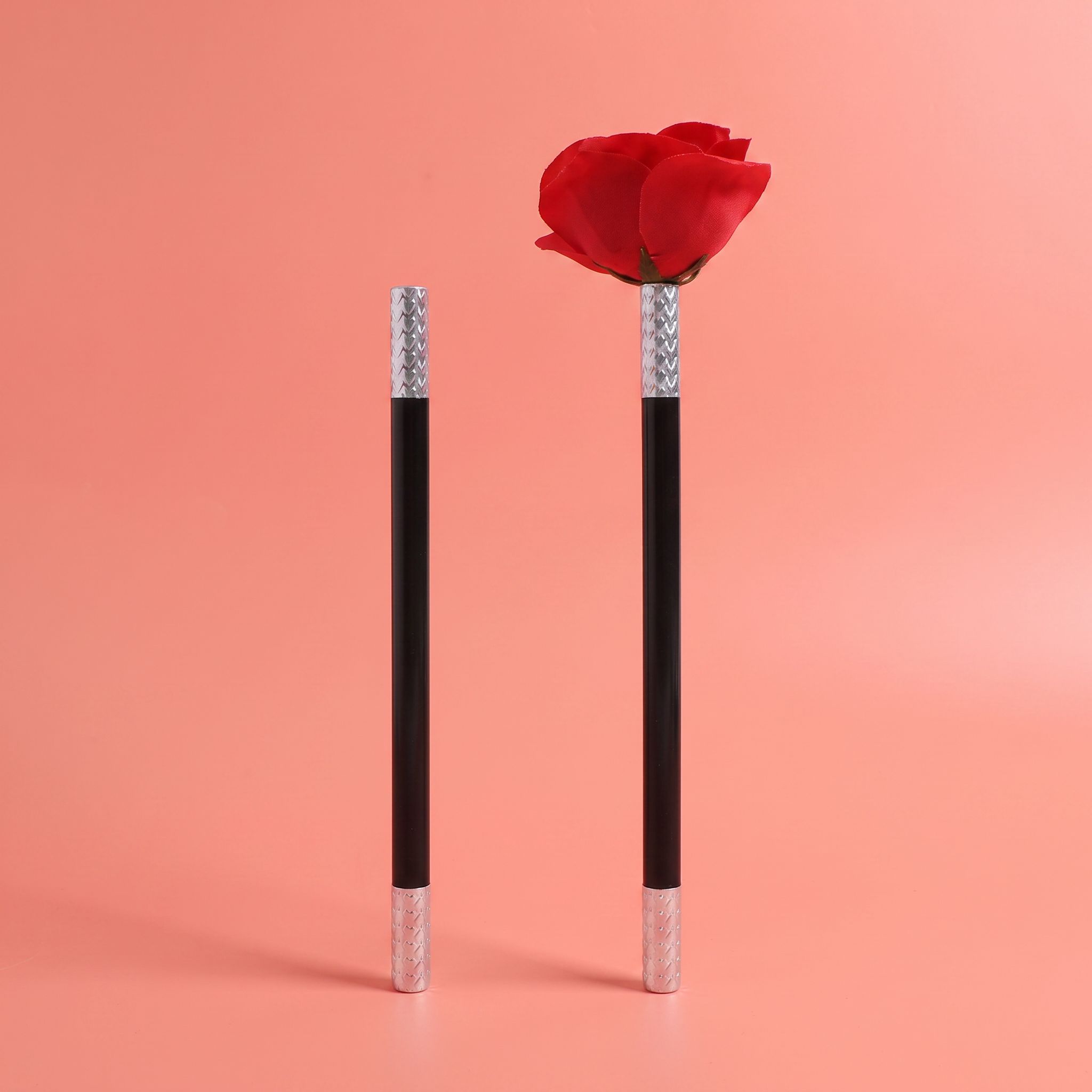 Baguette vide qui produit une fleur