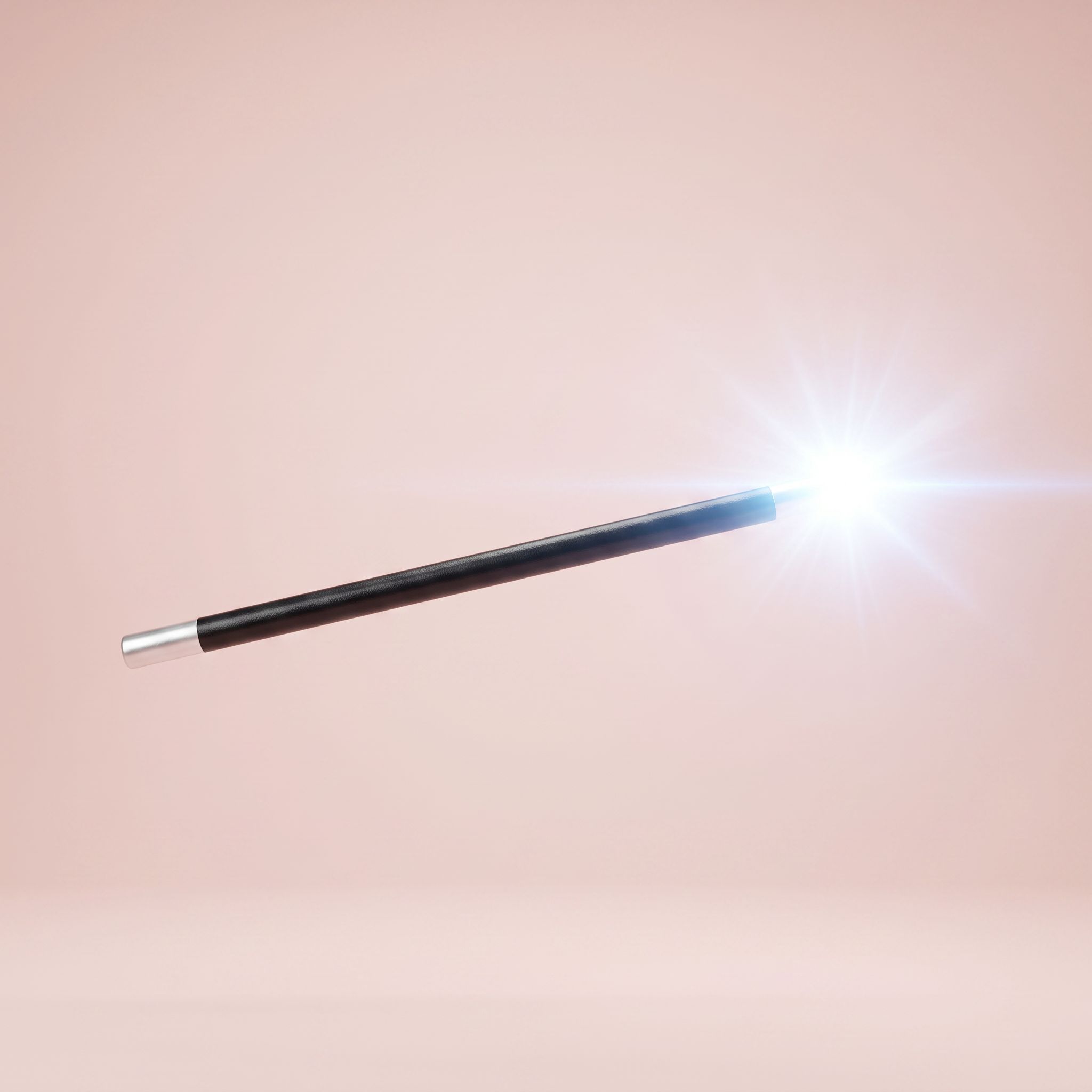 Baguette flash gros plan