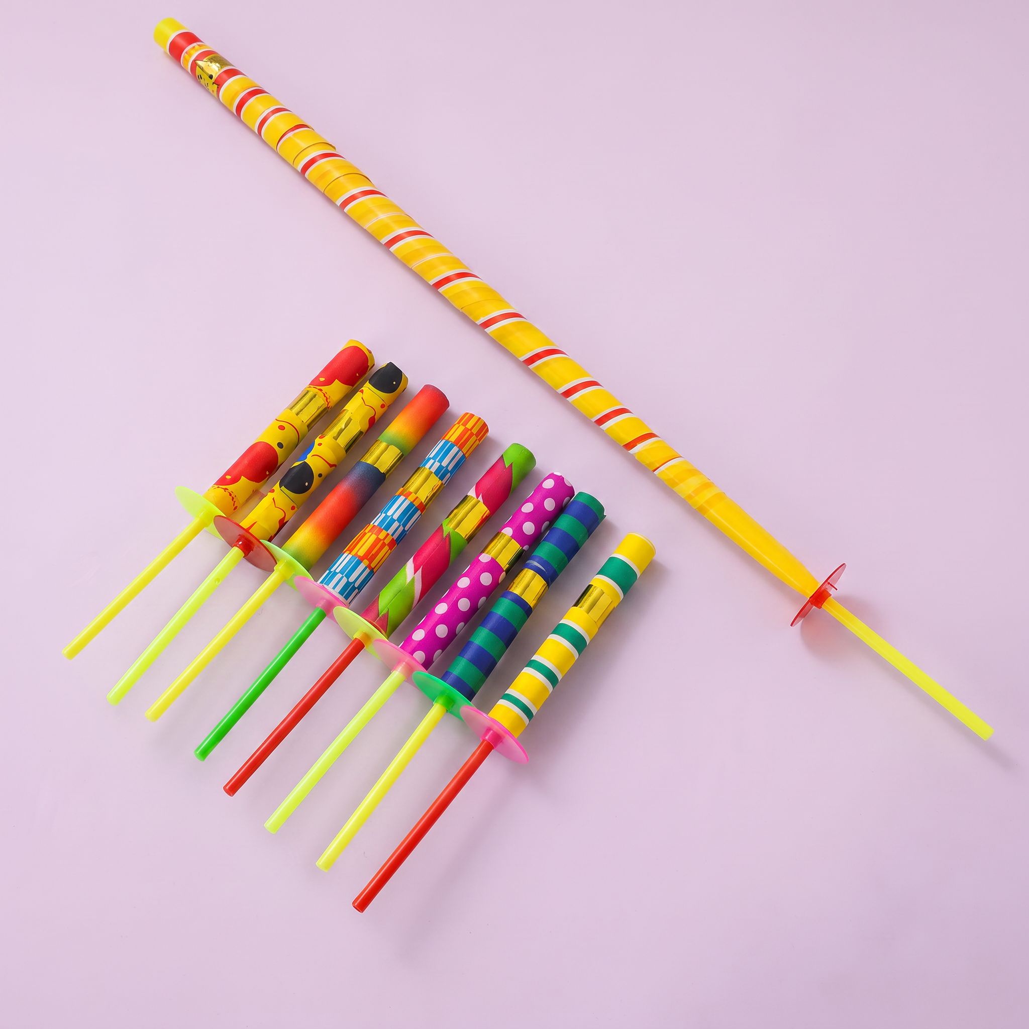 Lot de 10 baguettes rétractables 2m